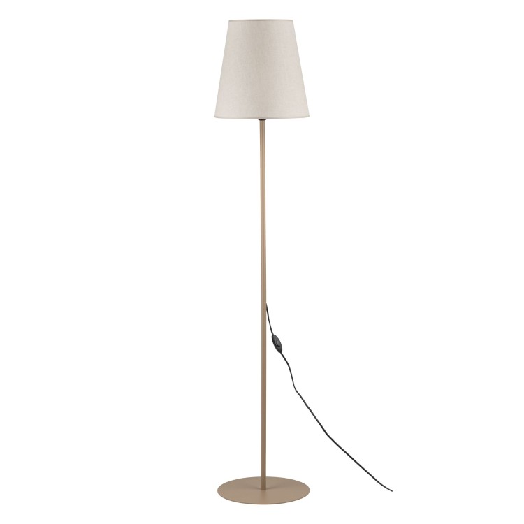 Lampadaire Elizabeth – beige – en métal – style classique