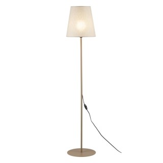 Lampadaire Elizabeth – beige – en métal – style classique