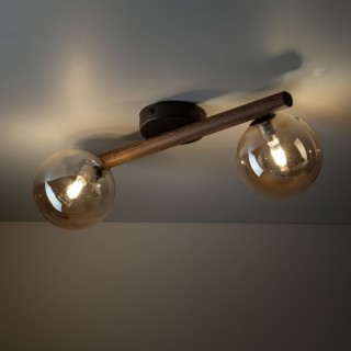 APPLIQUE ESTERA WOOD NOYER AMBRE 2XG9