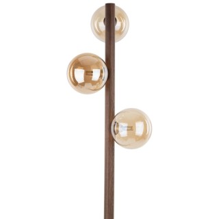 Lampadaire Estera – brun – en bois – style chic