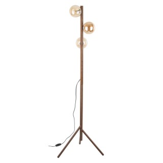 Lampadaire Estera – brun – en bois – style chic