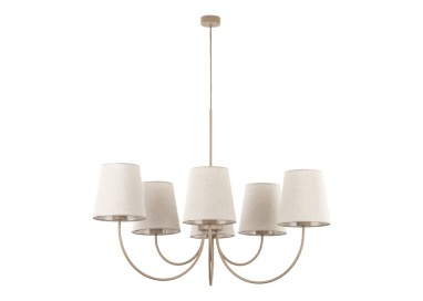 Suspension Candi – beige – en métal – style classique