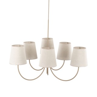 Suspension Candi – beige – en métal – style classique
