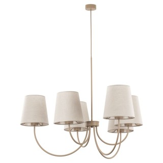 Suspension Candi – beige – en métal – style classique