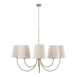 Suspension Candi – beige – en métal – style classique