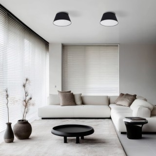 Plafonnier Formo – blanc – en verre – style moderne