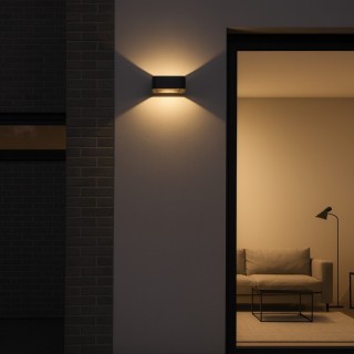 Lampe à poser Arius – noir – en métal – style moderne