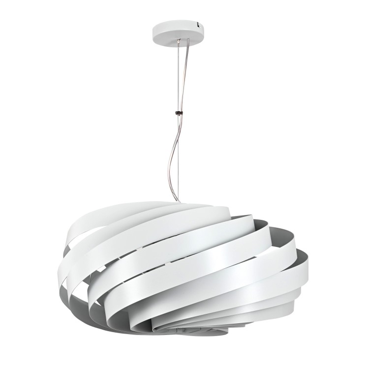 Suspension Montoya – blanc – en métal – style moderne