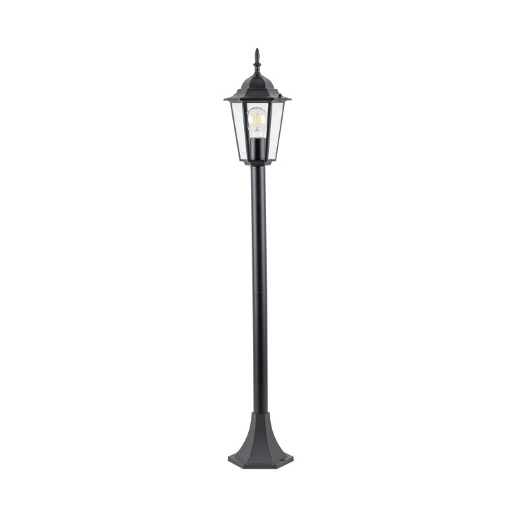 Lampadaire Arraia – noir – en métal – style classique