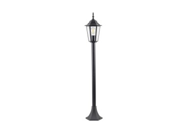 Lampadaire Arraia – noir – en métal – style classique