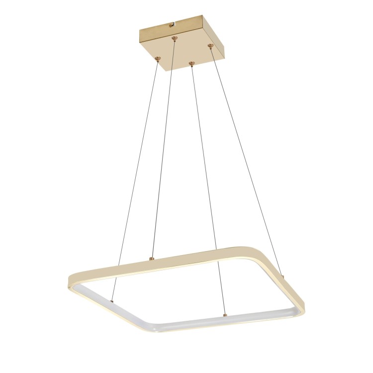 Suspension Lima – doré – en plastique – style moderne