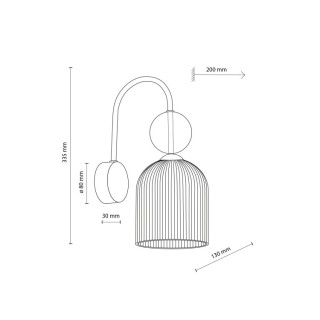 Lampe à poser Sophia – blanc – en métal et verre – style chic