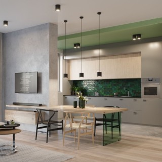 Plafonnier ORBIS 1 noir