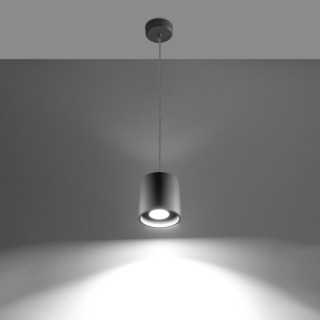 Lampe suspendue ORBIS 1 gris