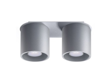 Plafonnier ORBIS 2 gris