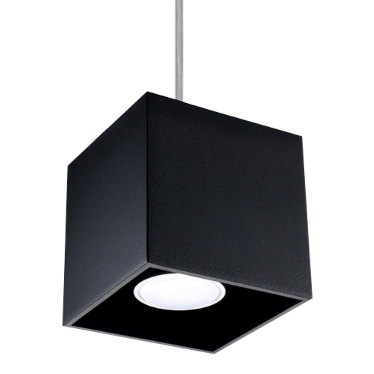 Lampe suspendue QUAD 1 noir