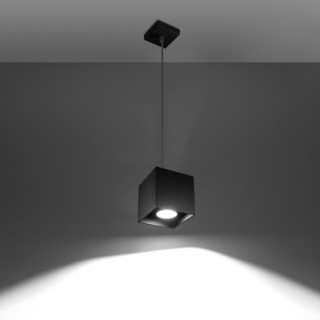 Lampe suspendue QUAD 1 noir