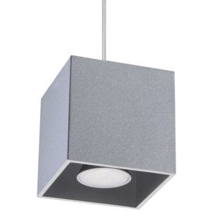 Lampe suspendue QUAD 1 gris