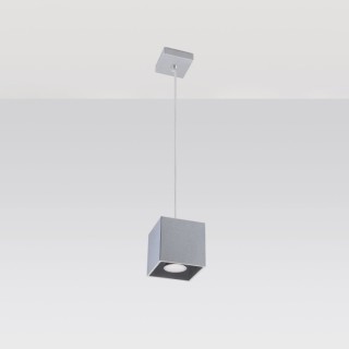 Lampe suspendue QUAD 1 gris