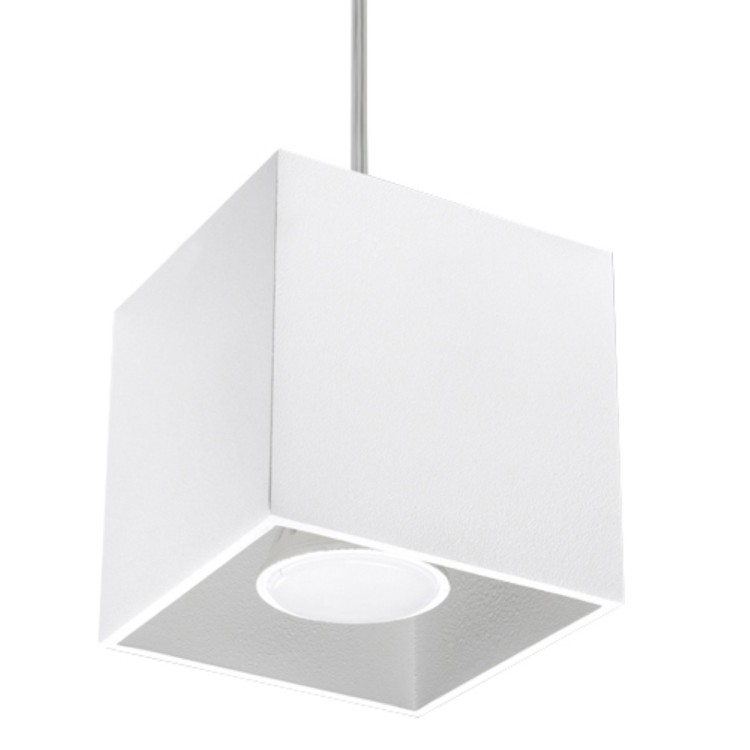 Lampe suspendue QUAD 1 blanc