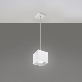 Lampe suspendue QUAD 1 blanc
