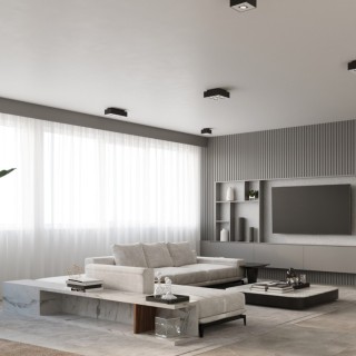 Plafonnier MONO 1 noir