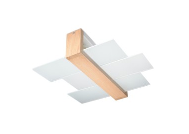 Plafonnier FENIKS 2 en bois naturel