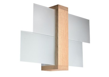 Applique FENIKS 1 bois naturel