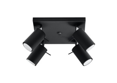 Plafonnier RING 4 noir