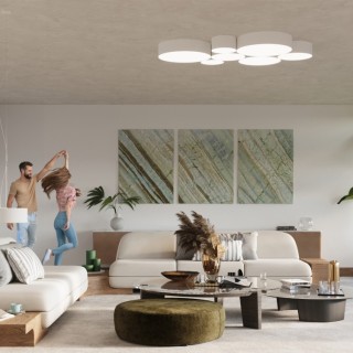 Plafonnier ARENA 35 blanc