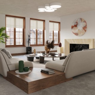 Plafonnier ARENA 45 blanc