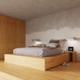 Plafonnier HORUS 35 gris