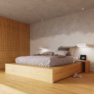 Plafonnier HORUS 45 blanc