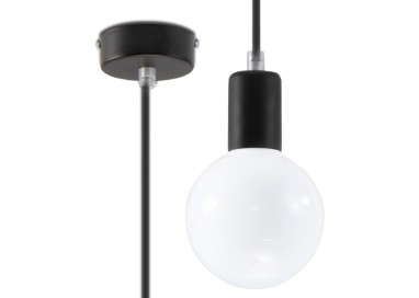 Lampe suspendue EDISON noir