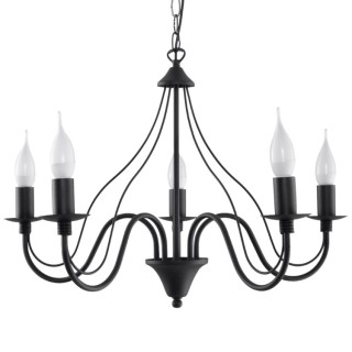Lustre MINERWA 5 noir