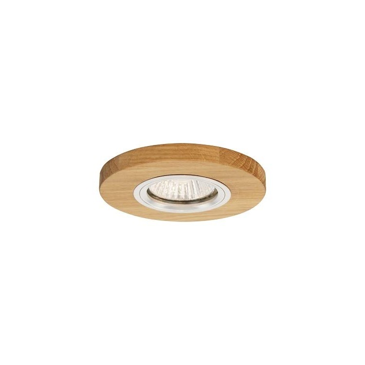 spot encastré gu10 led 5W inclu Bois chêne huilé 320 lumens 2700k REVE DE BOIS CALI