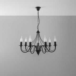 Lustre MINERWA 7 noir