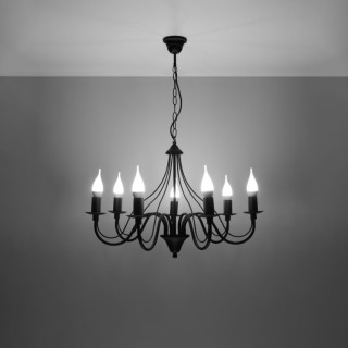 Lustre MINERWA 7 noir