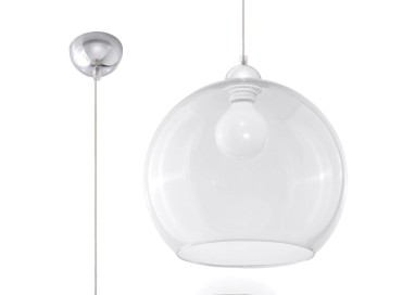 Lampe pendante BALL transparente