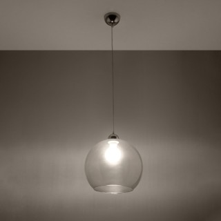 Lampe pendante BALL transparente
