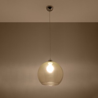Lampe pendante BALL champagne