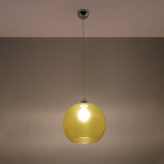 Lampe pendante BALL jaune