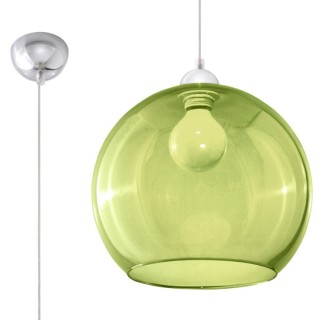 Lampe pendante BALL verte