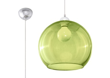 Lampe pendante BALL verte