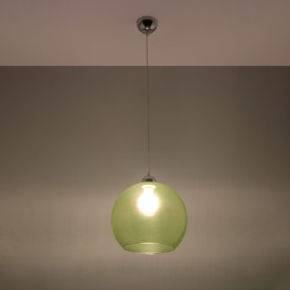 Lampe pendante BALL verte