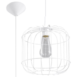 Lampe suspendue CELTA blanc