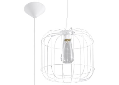 Lampe suspendue CELTA blanc
