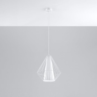 Lampe suspendue DEMI blanc