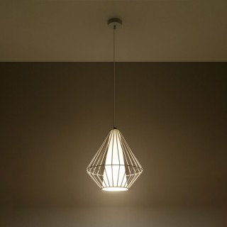 Lampe suspendue DEMI blanc