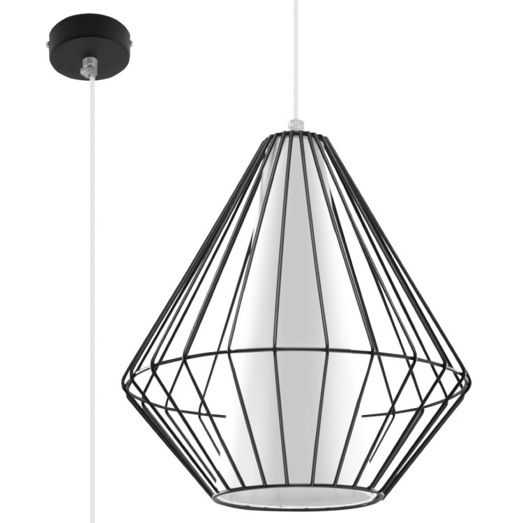 Lampe suspendue DEMI noir